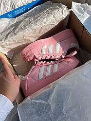 Adidas Superstar Platform Pink White 36