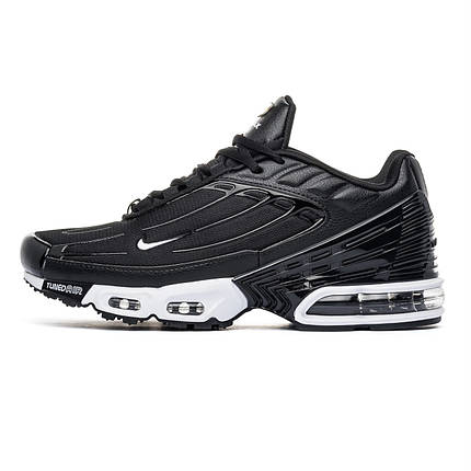 Nike Air Max TN Plus 3 Leather Black White 45, фото 1