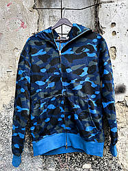 Зіп худі Bape синя M