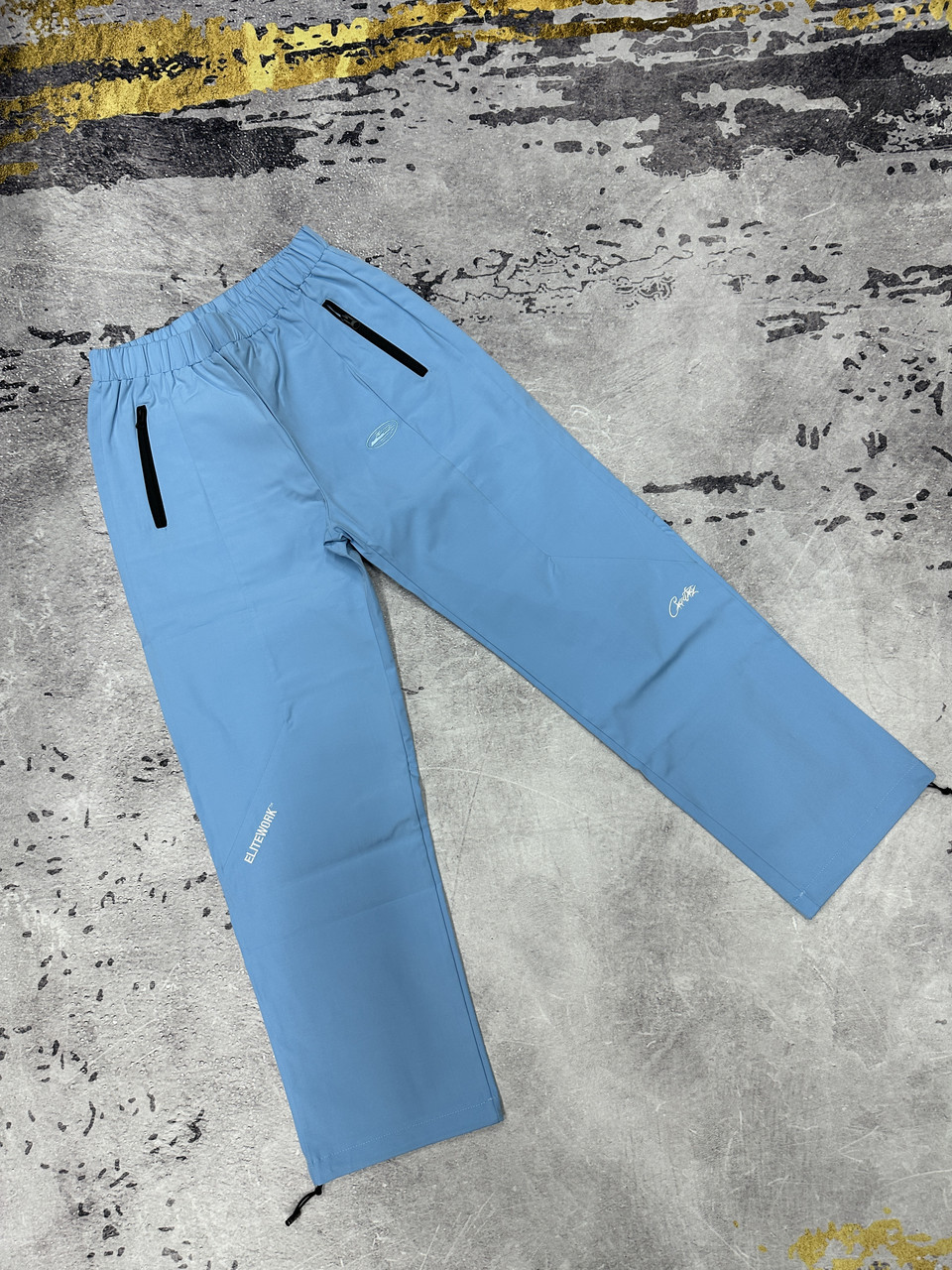 Штани Corteiz Elitework блакитні M