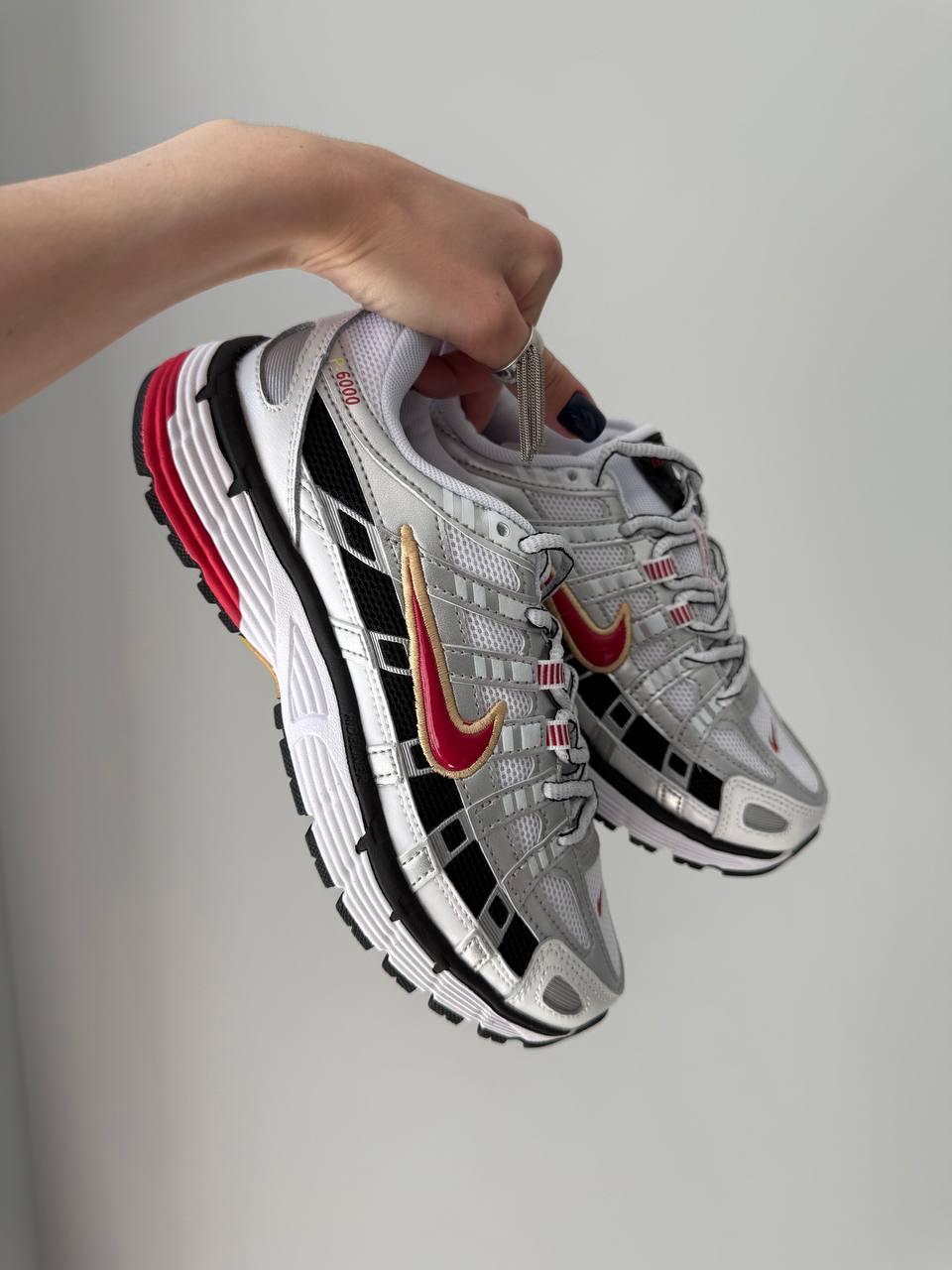 Nike P-6000 silver red