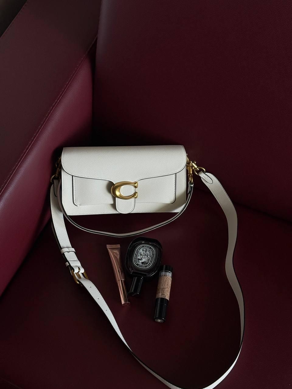 Coach Tabby Shoulder Bag MILK  [крафтова коробка] 26x14x7