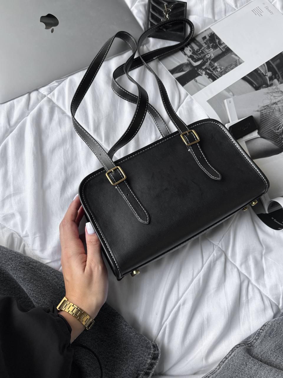 Coach 1941 Swing Zip Bag Black Premium [оригінальна коробка] 26х15х9 см