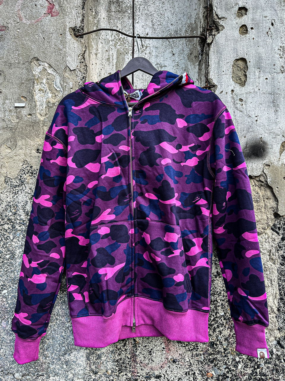 Зіп худі Bape фіолетова L