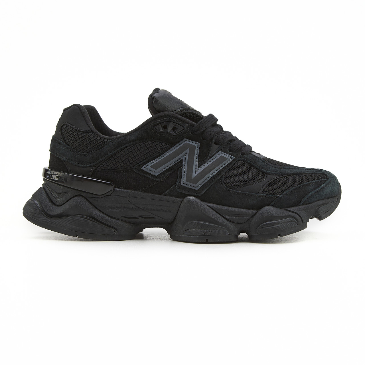 New Balance 9060 Black Grey Logo 37