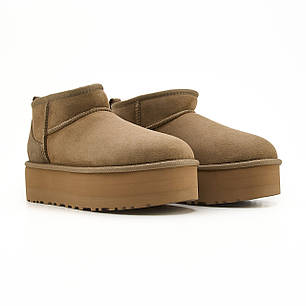 Ugg Classic Ultra Mini Platform XL Beige-Brown 38, фото 2