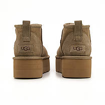 Ugg Classic Ultra Mini Platform XL Beige-Brown 38, фото 4
