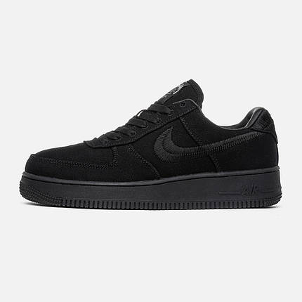 Nike Air Force 1 Low Stussy Black 36, фото 1