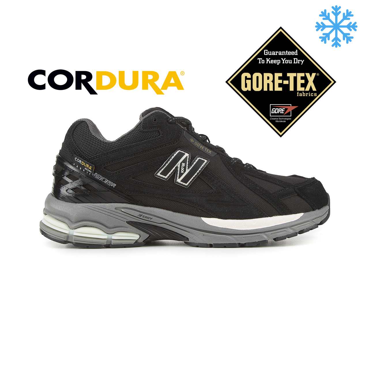 New Balance 1906R GTX Cordura Black White Fur