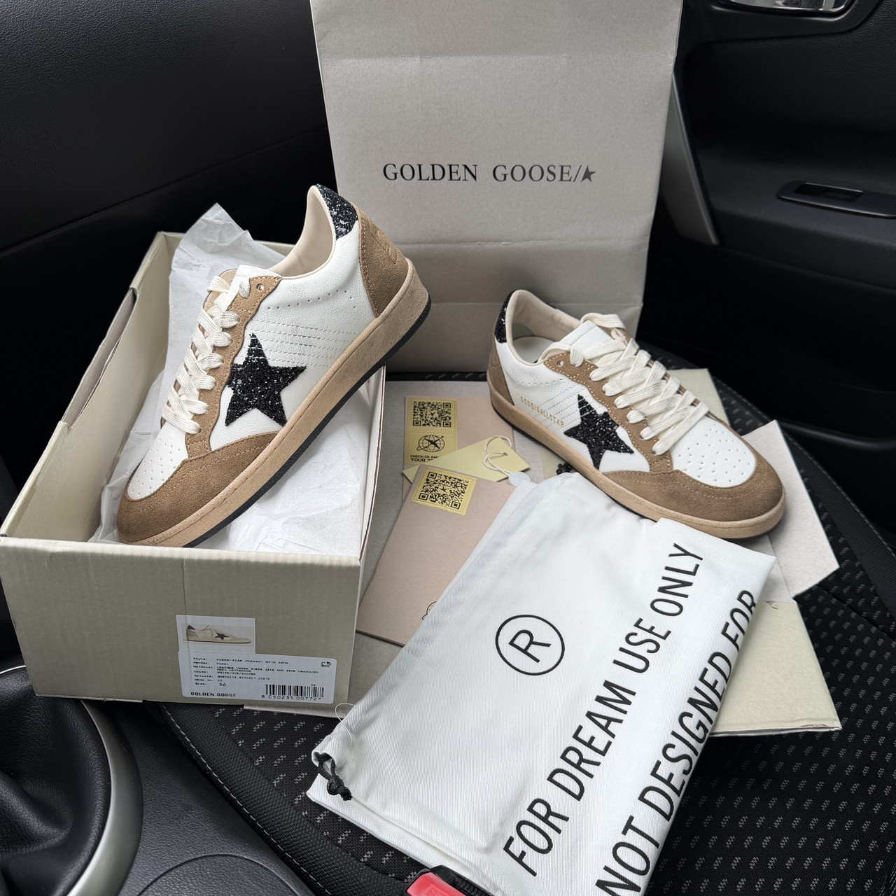 Golden Goose brown white  premium📦 36