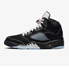 Nike Air Jordan 5 Black Metallic Blue 41