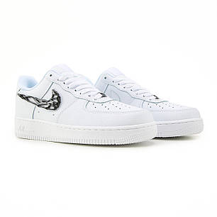 Nike Air Force 1 Low Molten Metal Black White 36, фото 2