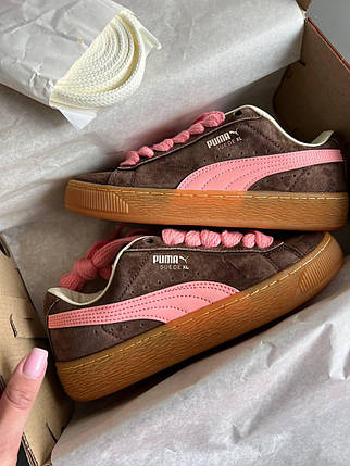 Puma Suede XL Brown/Pink, фото 1