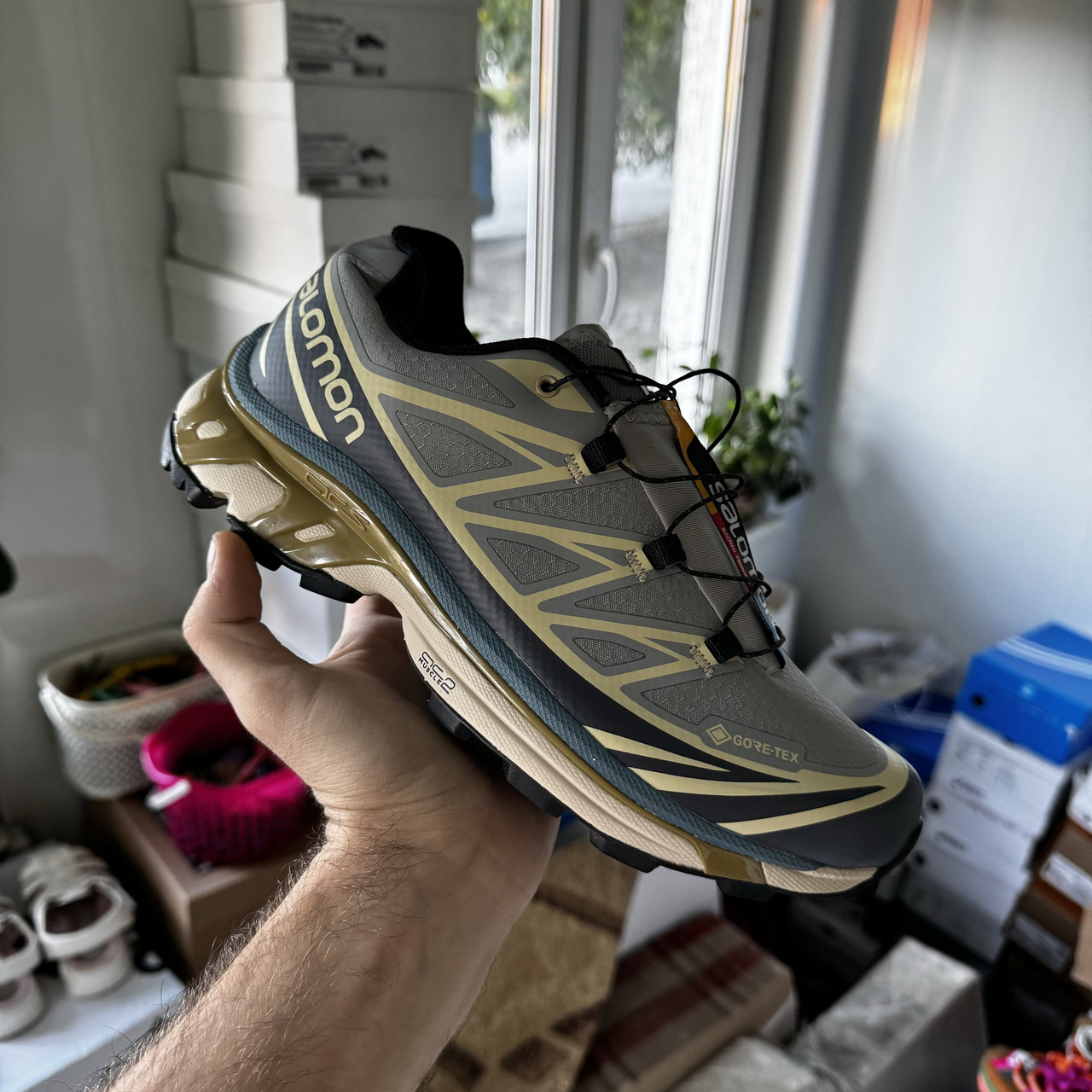 Salomon XT6 grey Gore Tex premium 40