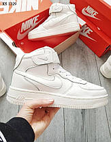 Nike Air Force High (білі) ЗИМА 44, фото 3