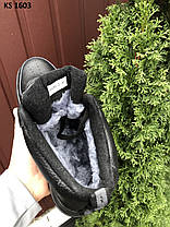 Nike Air Force 1 07 Mid LV8 (чорні) ЗИМА 44, фото 3