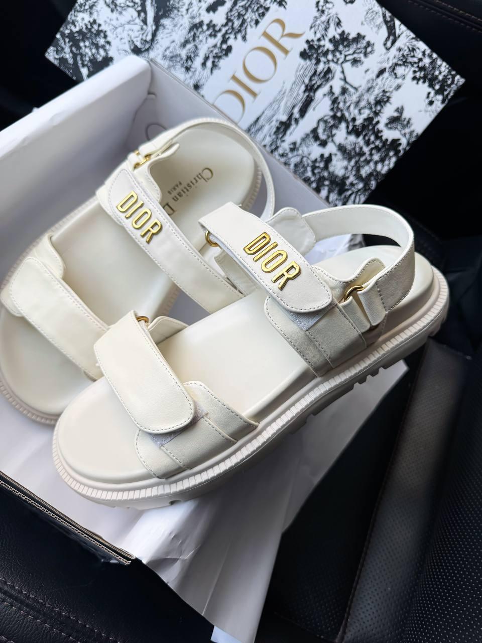 Dior Sandals Premium White 38