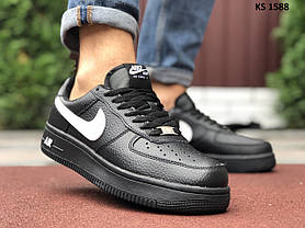 Nike Air Force (чорні) ЗИМА 44, фото 4