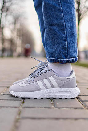 Adidas Retropy White Grey, фото 1