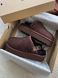 Lanah Clog Brown Platform 36