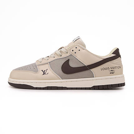 Nike SB Dunk Low x Louis Vuitton Grey Black 38, фото 1