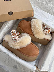 Funkette Slipper Platform Chestnut 41