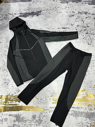 Костюм Nike Tech Fleece black-gray S, фото 1