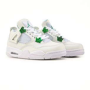 Nike Air Jordan Retro 4 White Green 36, фото 2