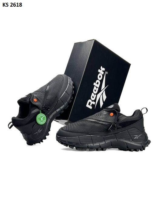 Кросівки Reebok Zig Kinetica 2.5 Edge x Spyder Black Orange (чорні)