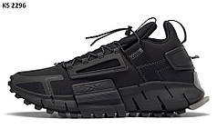 Кросівки Reebok Zig Kinetica Edge Total Black (чорні) 41