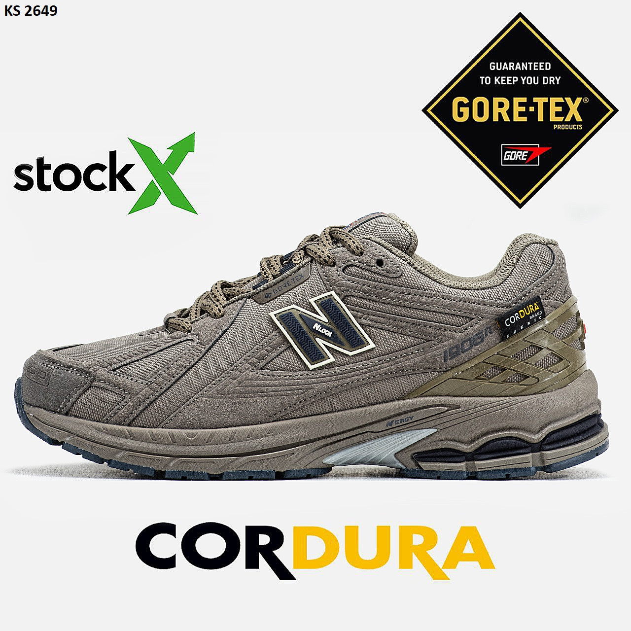 New Balance 1906R Cordura Gore-Tex Brown ТЕРМО 43