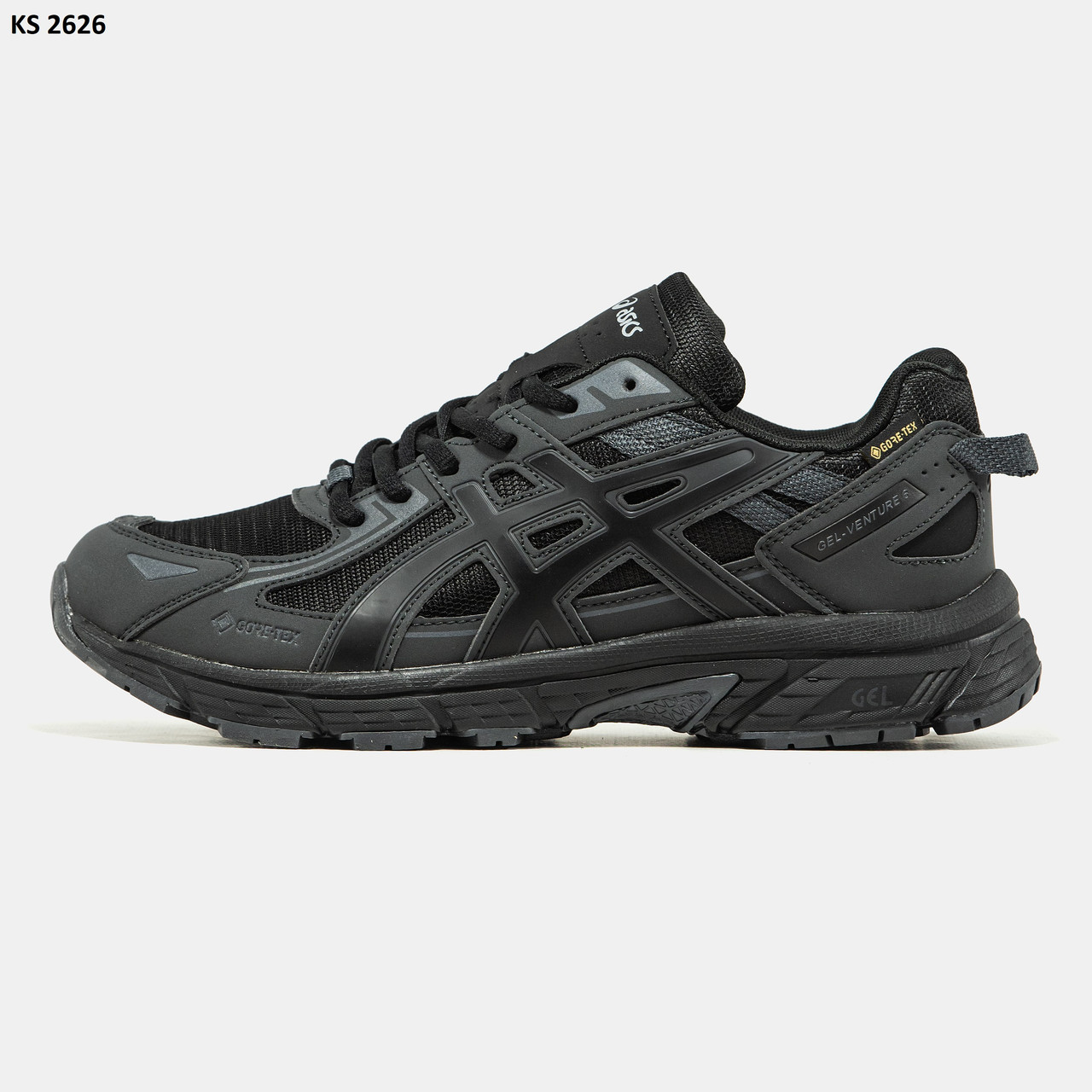 Asics Gel-Venture 6 Gore-Tex Black Gray ТЕРМО