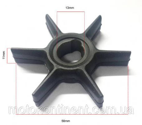 47 — 42038Q02 / 47-420382 Крильчатка MERCURY / MARINER 6-15 л., фото 1