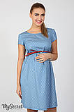 Літнє плаття для вагітних та годування Celena DR-27.033, зірки на світлому джинсі, розмір S, фото 2