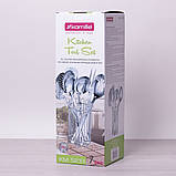 Набір кухонного приладдя Kamille KM-5233 6 предметів Кухонне приладдя з підставкою, фото 9