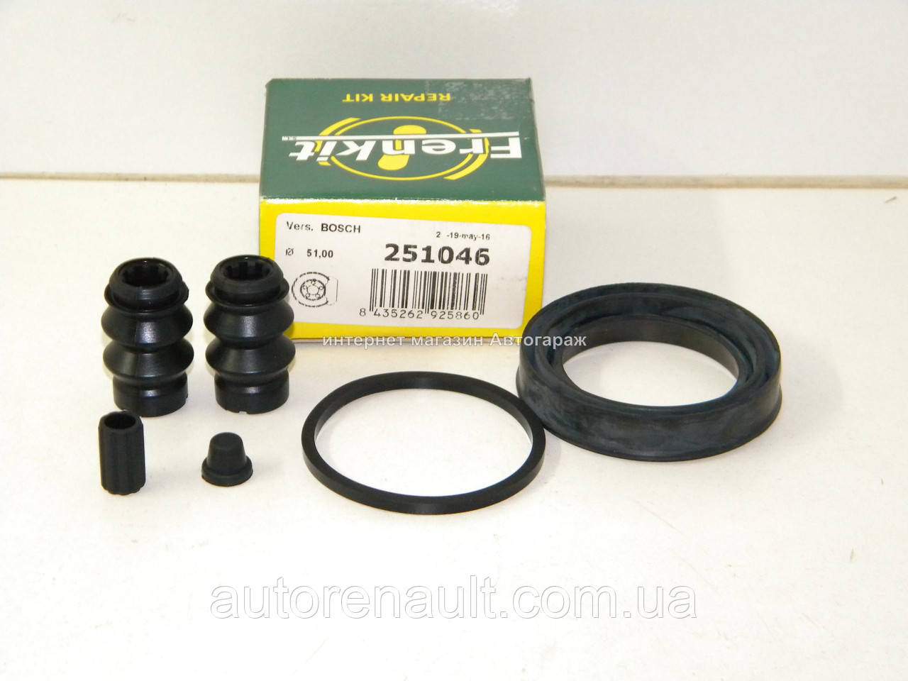 Ремкомплект заднього супорта (d=51mm) на Мерседес Спринтер 906 209-419 2006-> FRENKIT (Іспанія)251046, фото 1