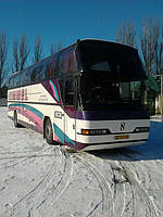 Ustanovka lobovogo stekla na avtobus Neoplan 116