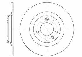 Гальмівний диск задній Citroen C5 (2008-) Remsa(669000)