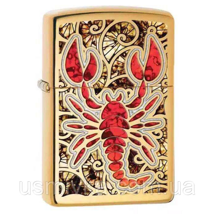 Запальничка бензинова zippo 29096 scorpion shell fusion, фото 1