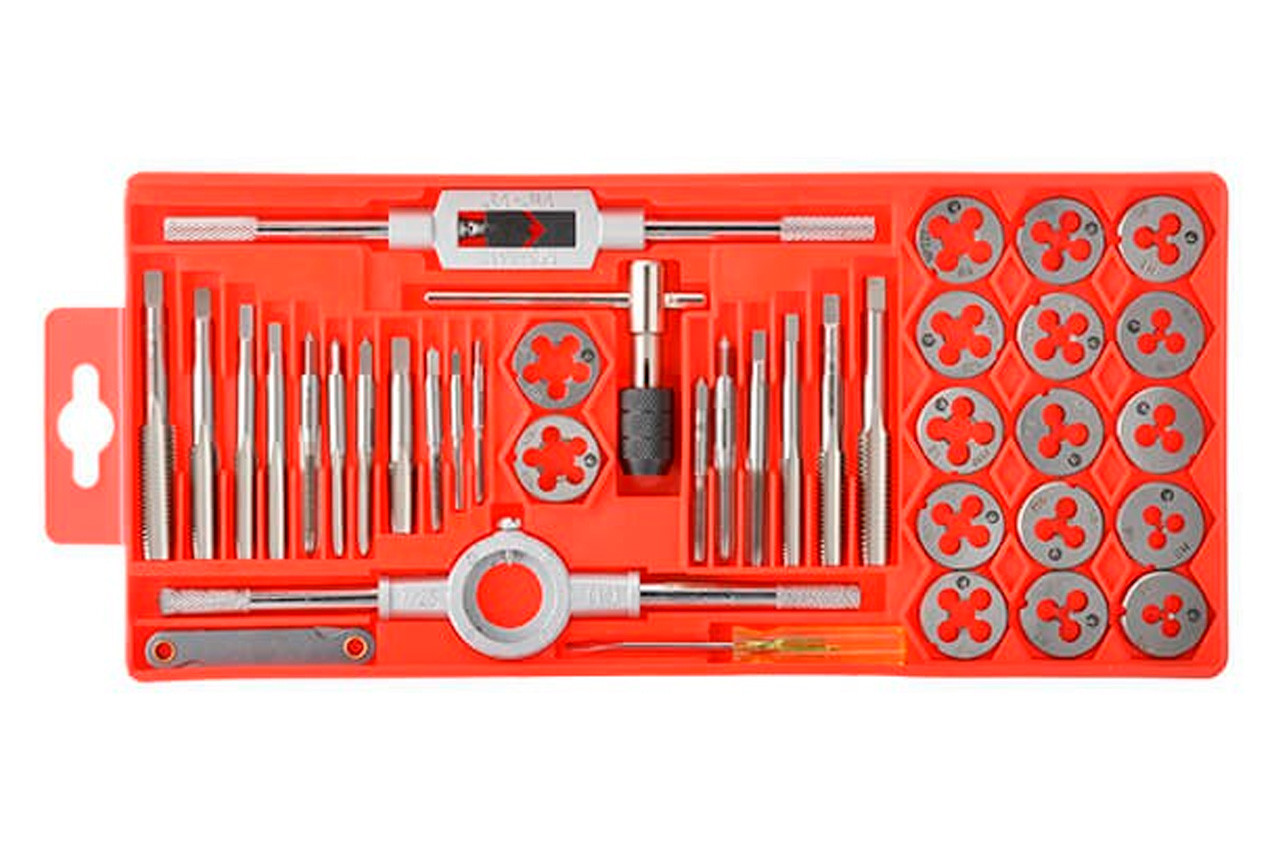 Набір мітчиків і плашок Intertool 40 од, фото 1