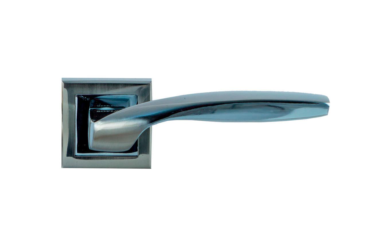 Ручка на розетці FZB Sofia C78QX3 GRAFIT/SN, фото 1