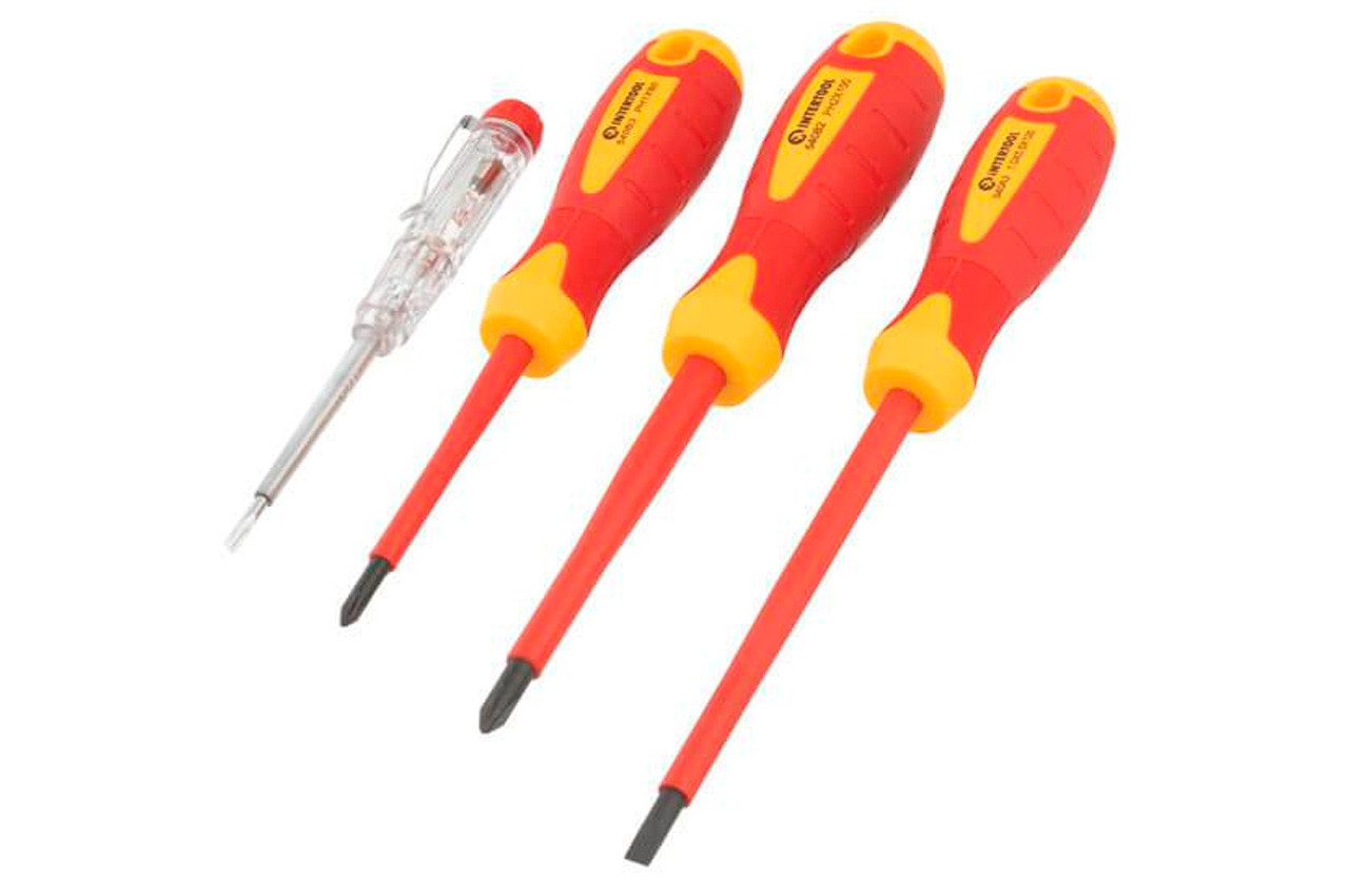 Набір викруток Intertool діелектричних Storm (4 шт.), фото 1