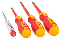 Набір викруток Intertool діелектричних Storm (4 шт.), фото 4