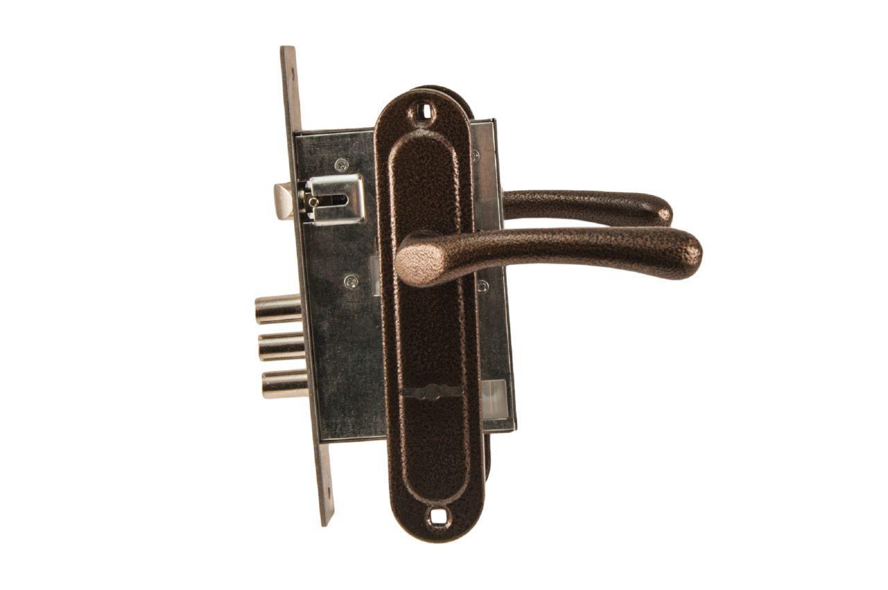 Ручка на планці з корпусом FZB 55 мм ВК-13110 АС (мідь), фото 1