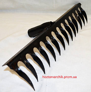 Граблі кручені 14 зубців, фото 1