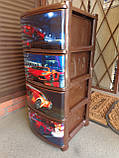 Комод пластиковий, з малюнком Авто, фото 4