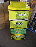 Комод пластиковий, з малюнком Губка Боб, фото 2
