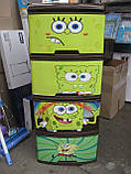 Комод пластиковий, з малюнком Губка Боб, фото 4
