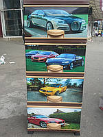 Комод пластиковий, з малюнком Авто 5