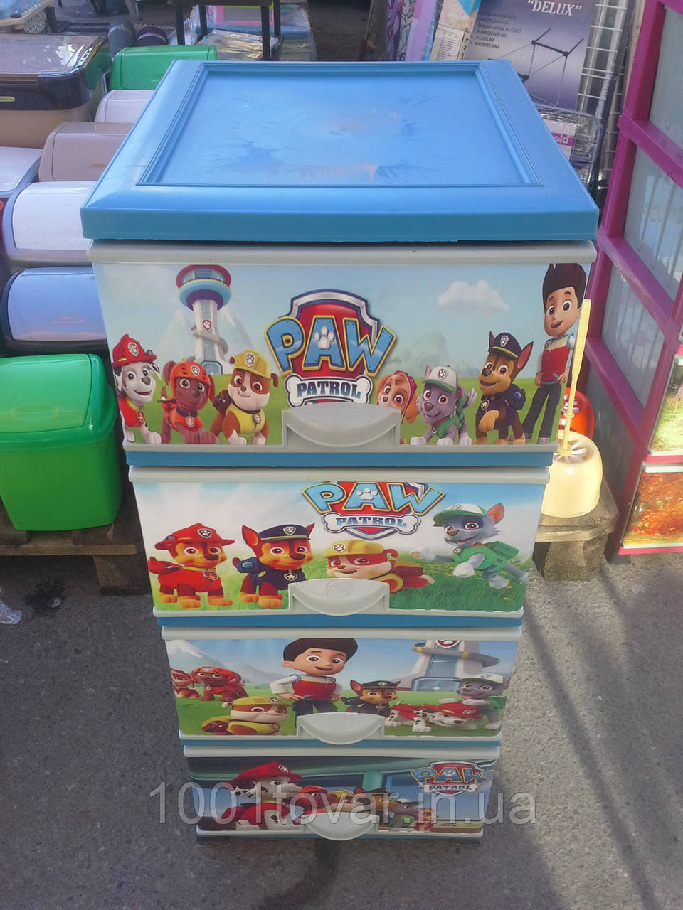 Комод пластиковий еліф Щенячий патруль, фото 1